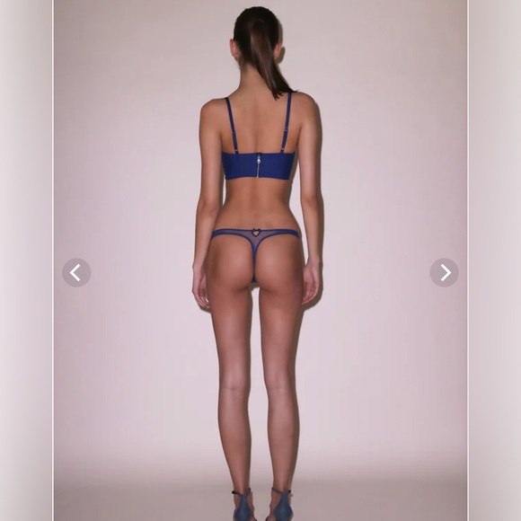 LILY EMBROIDERY LONGLINE DEMI BRA - Picture 8 of 13